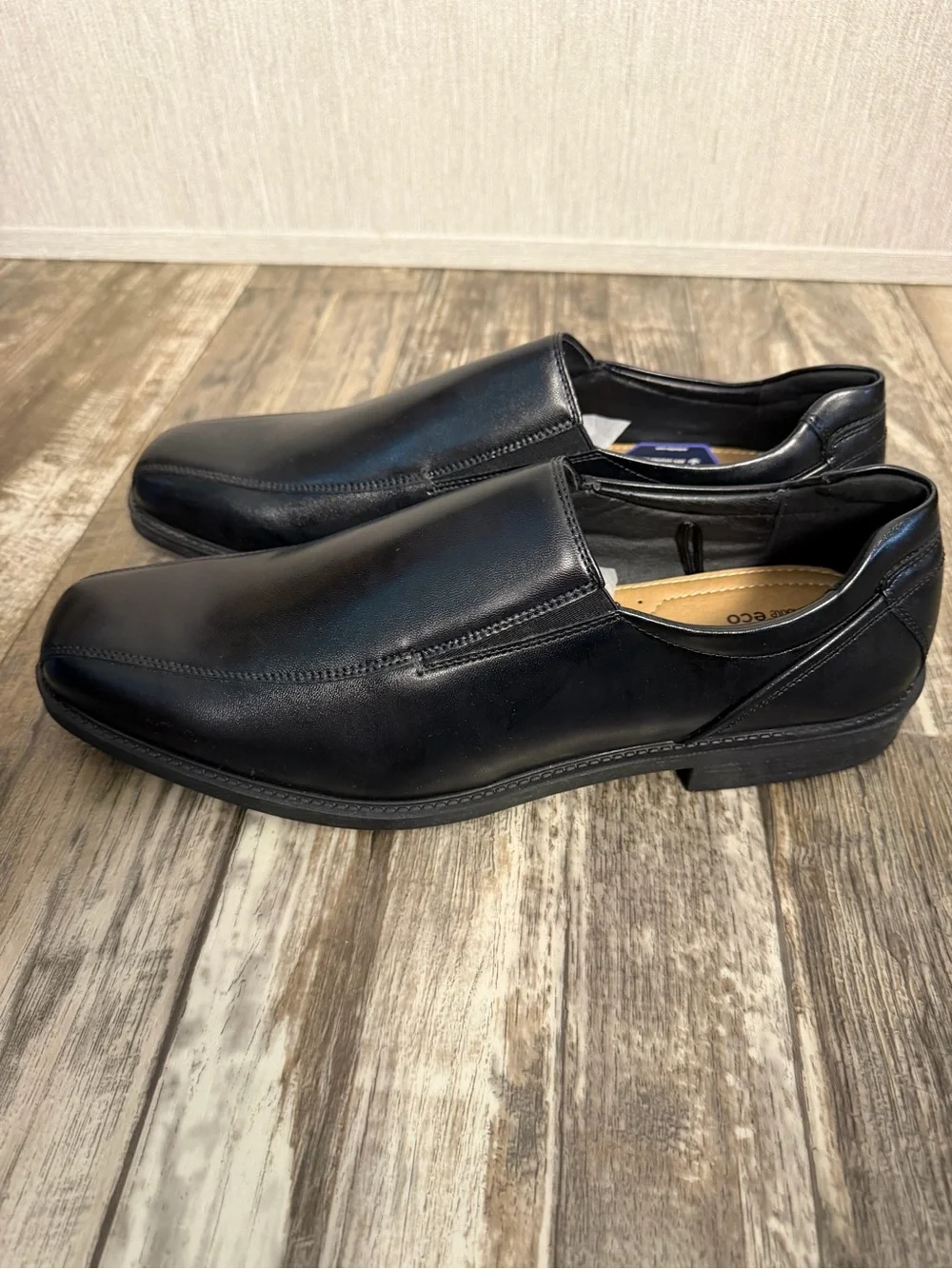 Black Slip-On Dress Shoe for Men Size 13